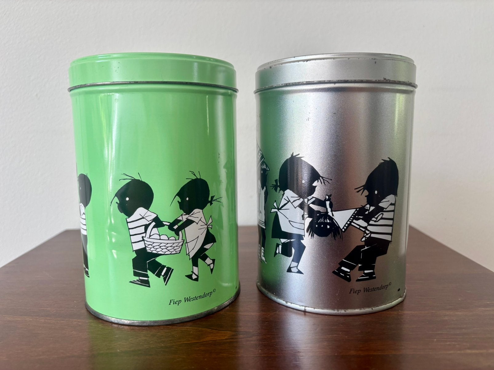 Vintage Jip en Janneke blikken, Antiek en Kunst, Ophalen of Verzenden
