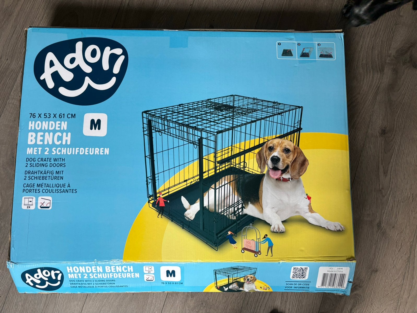 Bench hond 76x53x61, Dieren en Toebehoren, Ophalen, Nieuw