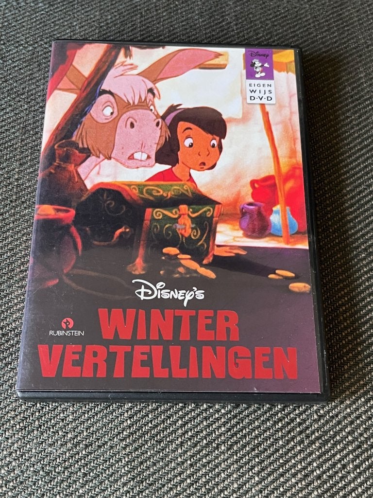 Disney's Wintervertellingen DVD met Boekje., Alle leeftijden, Ophalen of Verzenden, Zo goed als nieuw, Kerst