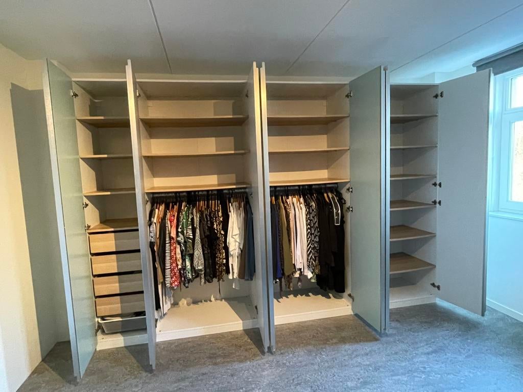 IKEA PAX kast 7 deurs H236xB350xD58cm - deuren planken lades, Huis en Inrichting, Kasten | Kledingkasten, 200 cm of meer, Zo goed als nieuw