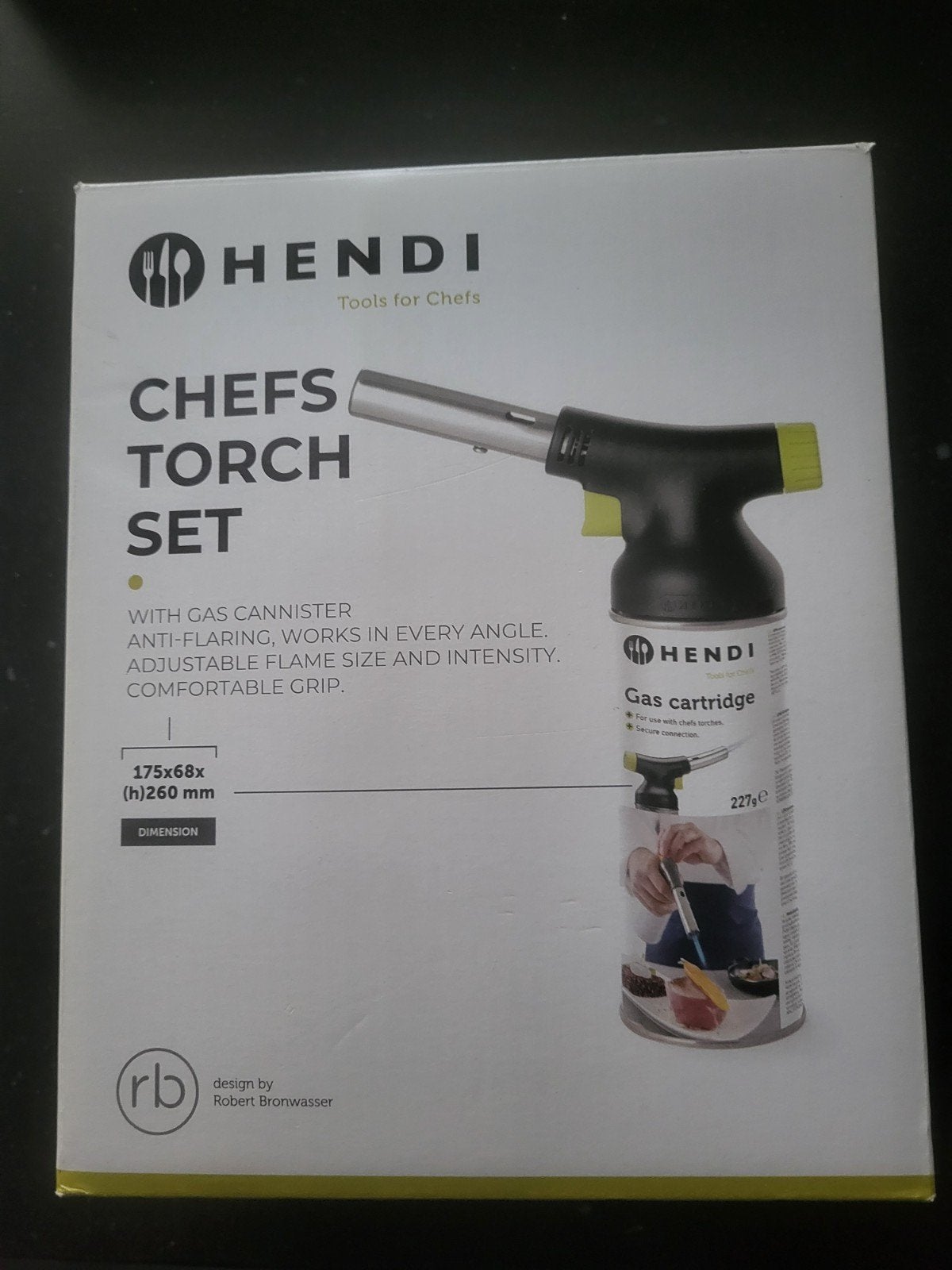 Nieuwe Hendi Jet Set Gasbrander met Gaspatroon, Overige typen, Hendi, Nieuw, Ophalen of Verzenden