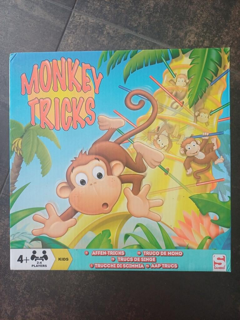 Monkey Tricks Kinderspel - Leuk en Uitdagend!, Een of twee spelers, Ophalen, Gebruikt, Sambro