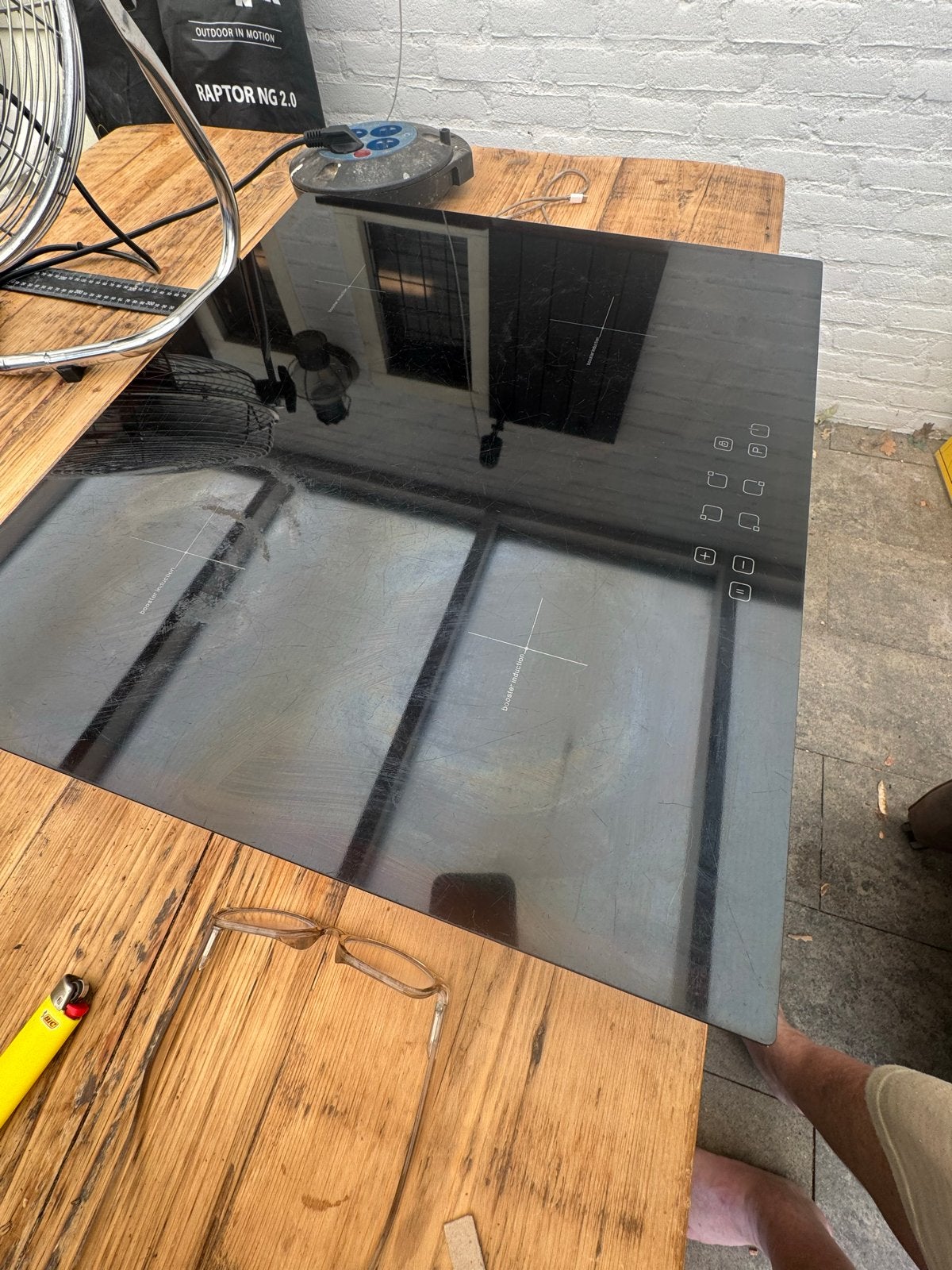 Inventum Inductiekookplaat - Model IK3020, Witgoed en Apparatuur, Kookplaten, Ophalen, Gebruikt, 4 kookzones, Inbouw