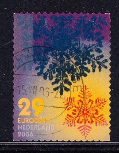 1522 - Nederland nvph 2449 gestempeld , Decemberzegel , ijs, Postzegels en Munten, Postzegels | Nederland, Verzenden, Na 1940
