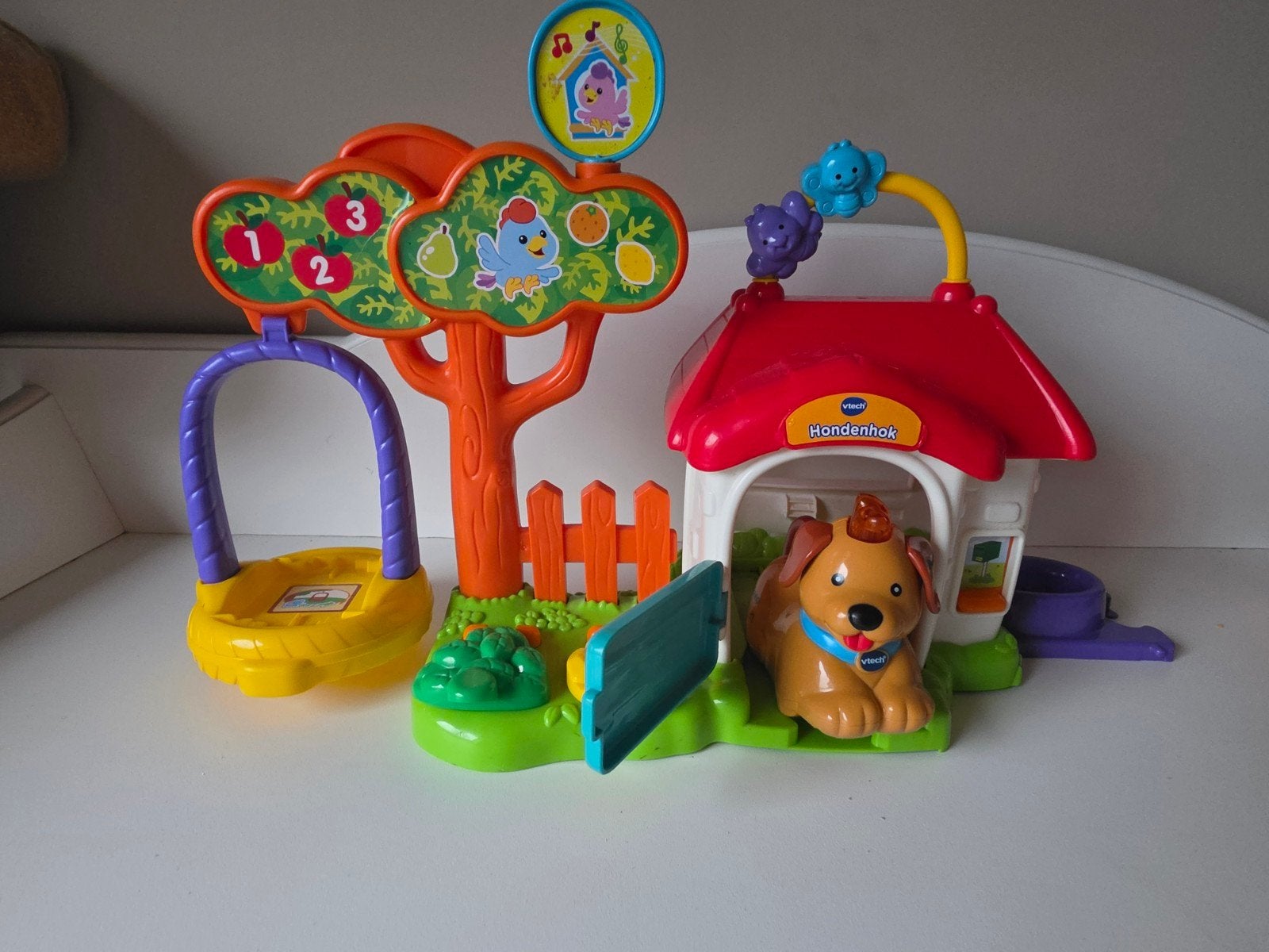 VTech Zoef Zoef Dieren Hondenhoek Speelset, Ophalen of Verzenden, Gebruikt, Overige typen, Met geluid