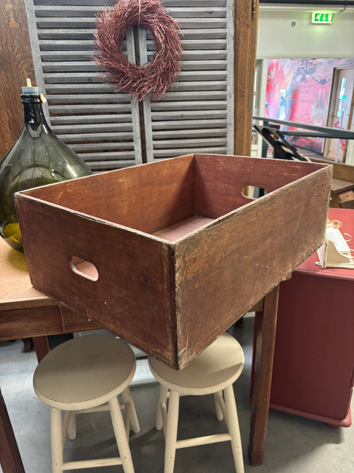 Houten kist, Studio Larilo, 50 tot 100 cm, Stusiolarilo@gmail.com, Ophalen of Verzenden