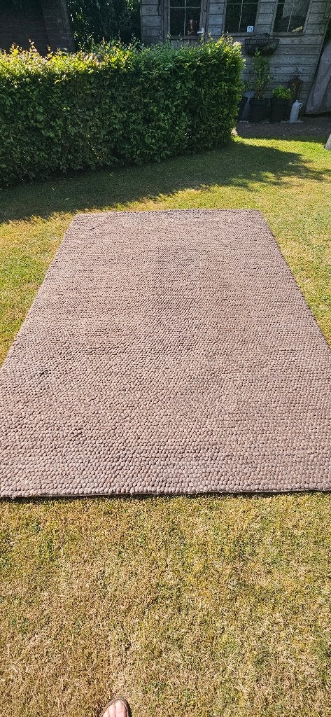 vloerkleed, Huis en Inrichting, Stoffering | Tapijten en Kleden, Ophalen, Gebruikt, Beige, 200 cm of meer
