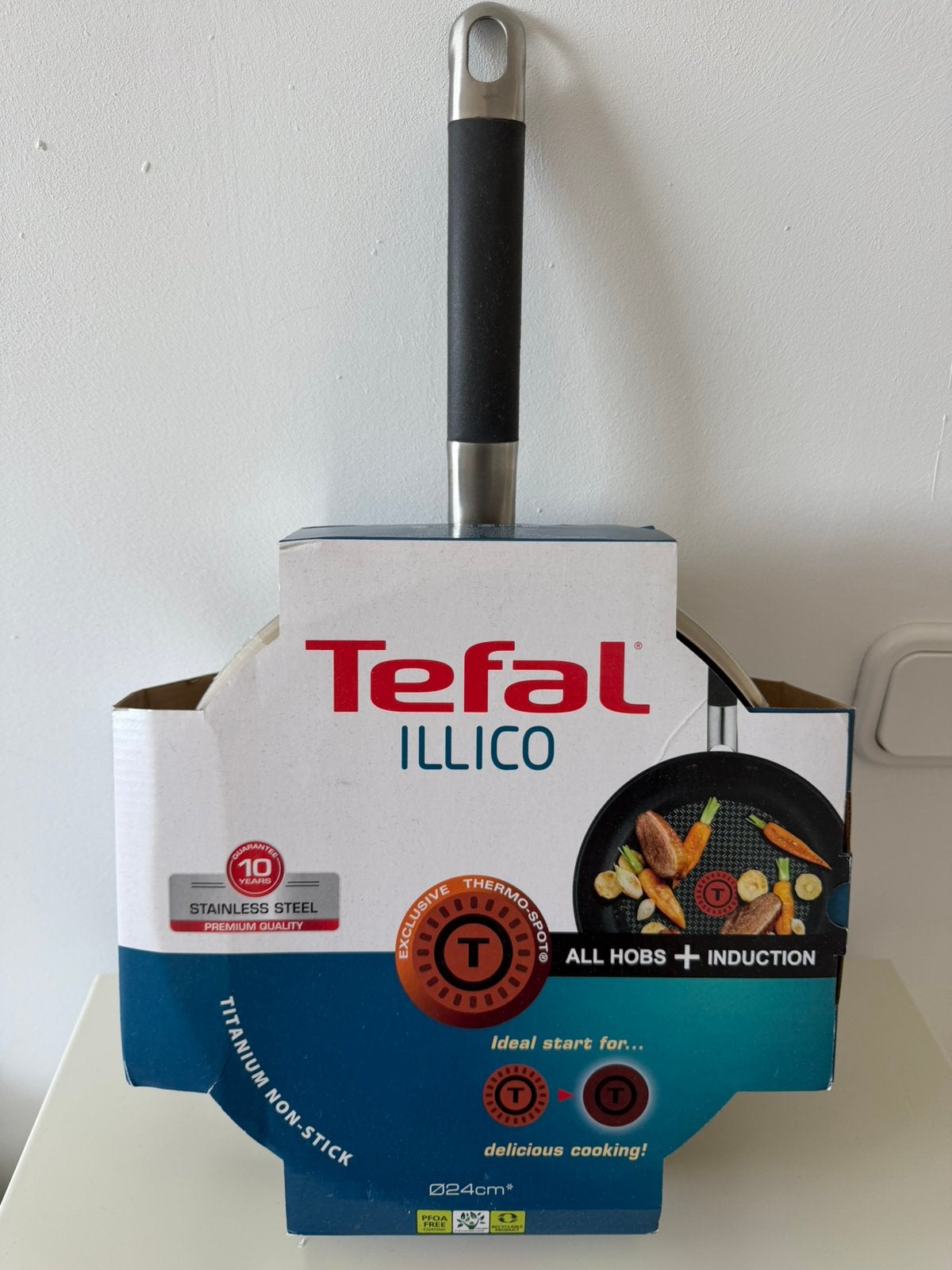 TEFAL iLLiCO koekenpan 24 cm, Ophalen of Verzenden, Nieuw, Koekenpan, Tefal