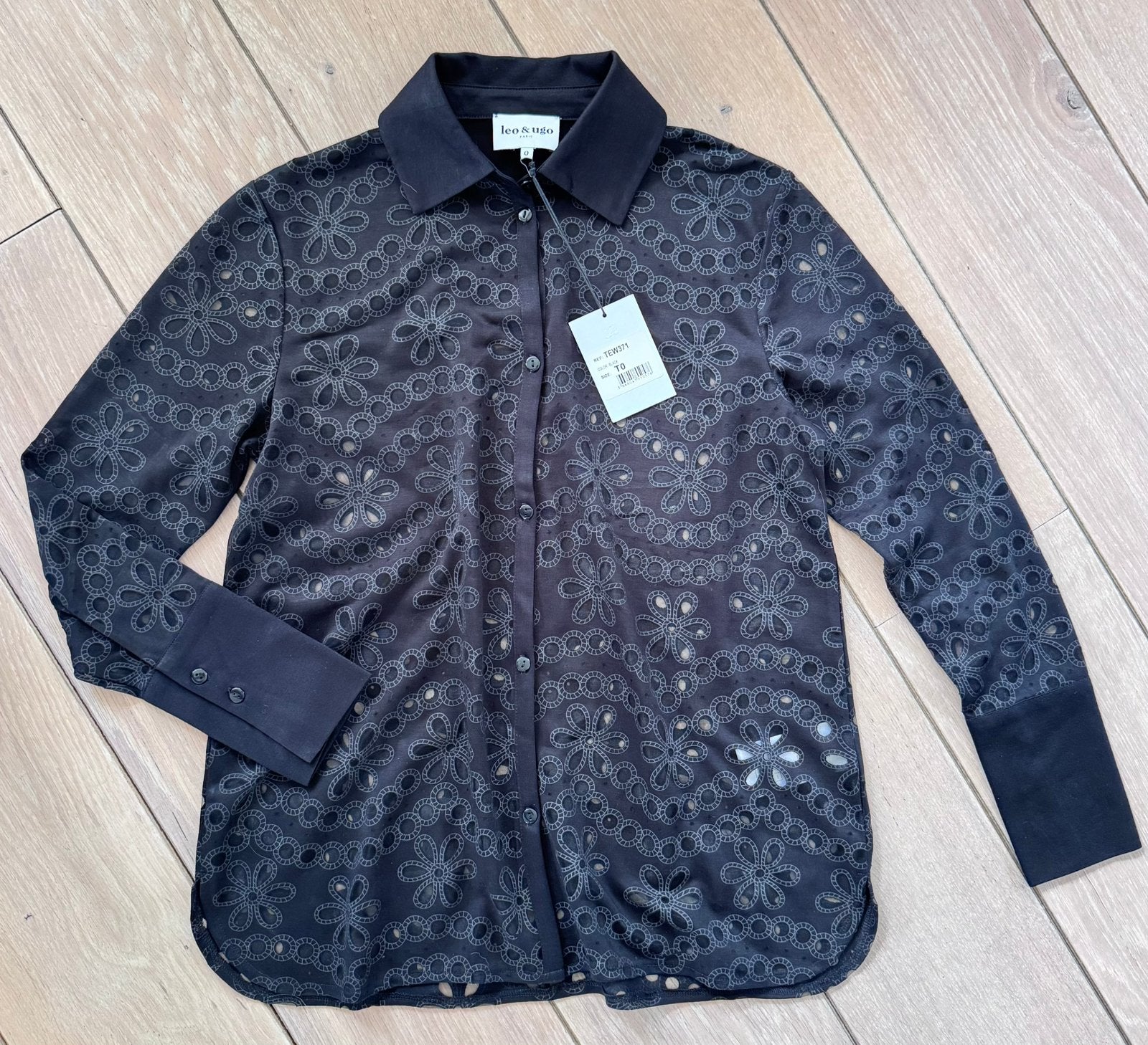 Nieuw Leo & Ugo Blouse Zwart Tew371, Ophalen of Verzenden, Nieuw, Maat 34 (XS) of kleiner, Zwart