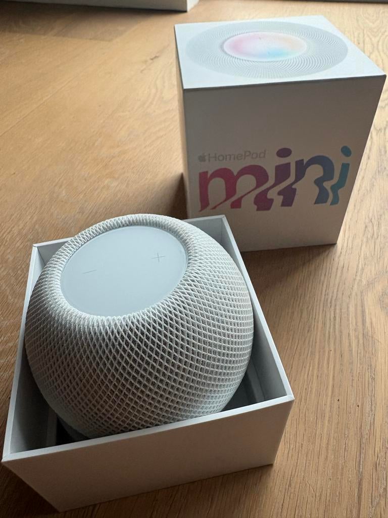 Apple HomePod Mini (Wit) - Zo goed als nieuw, in doos, Overige typen, Zo goed als nieuw, Minder dan 60 watt, Ophalen