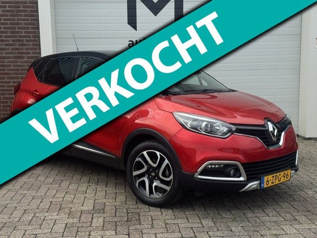 Renault Captur 1.2 TCe Helly Hansen Automaat - Trekhaak -LED, Euro 5, Zwart, 4 cilinders, Leder en Stof