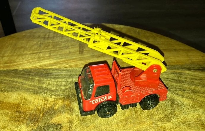 Vintage Tonka Fire Engine Truck, Ophalen of Verzenden, Gebruikt, Bus of Vrachtwagen