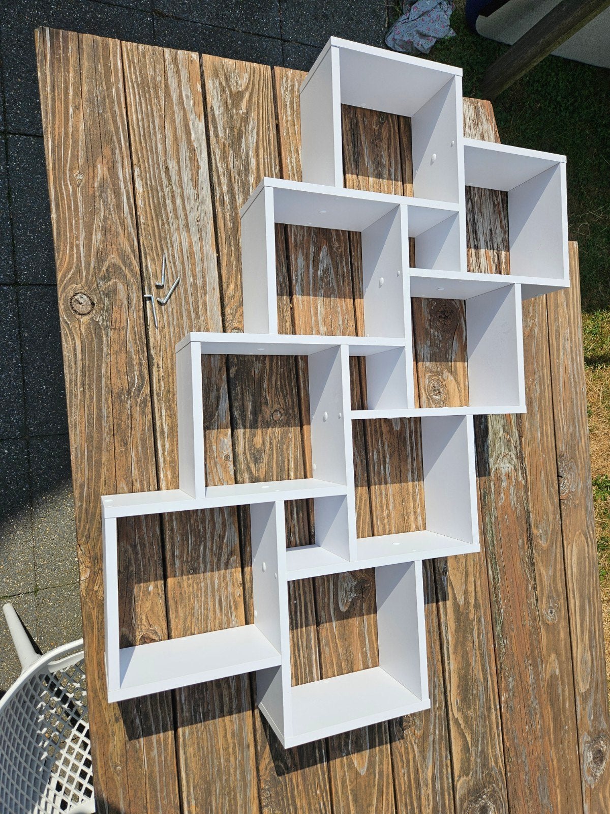 Wandmeubel, Letterbak Wit 120 x 100 x 16cm (B x H x D), Ophalen, 120 cm, Wit, 100 cm