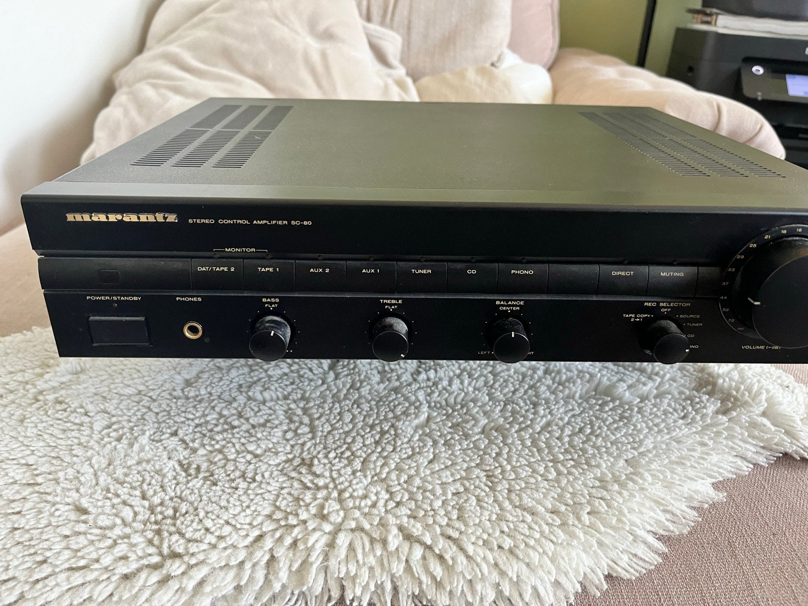 Marantz SC-80 Stereo Control Amplifier - Topstaat, Marantz, Ophalen of Verzenden, Zo goed als nieuw, 60 tot 120 watt