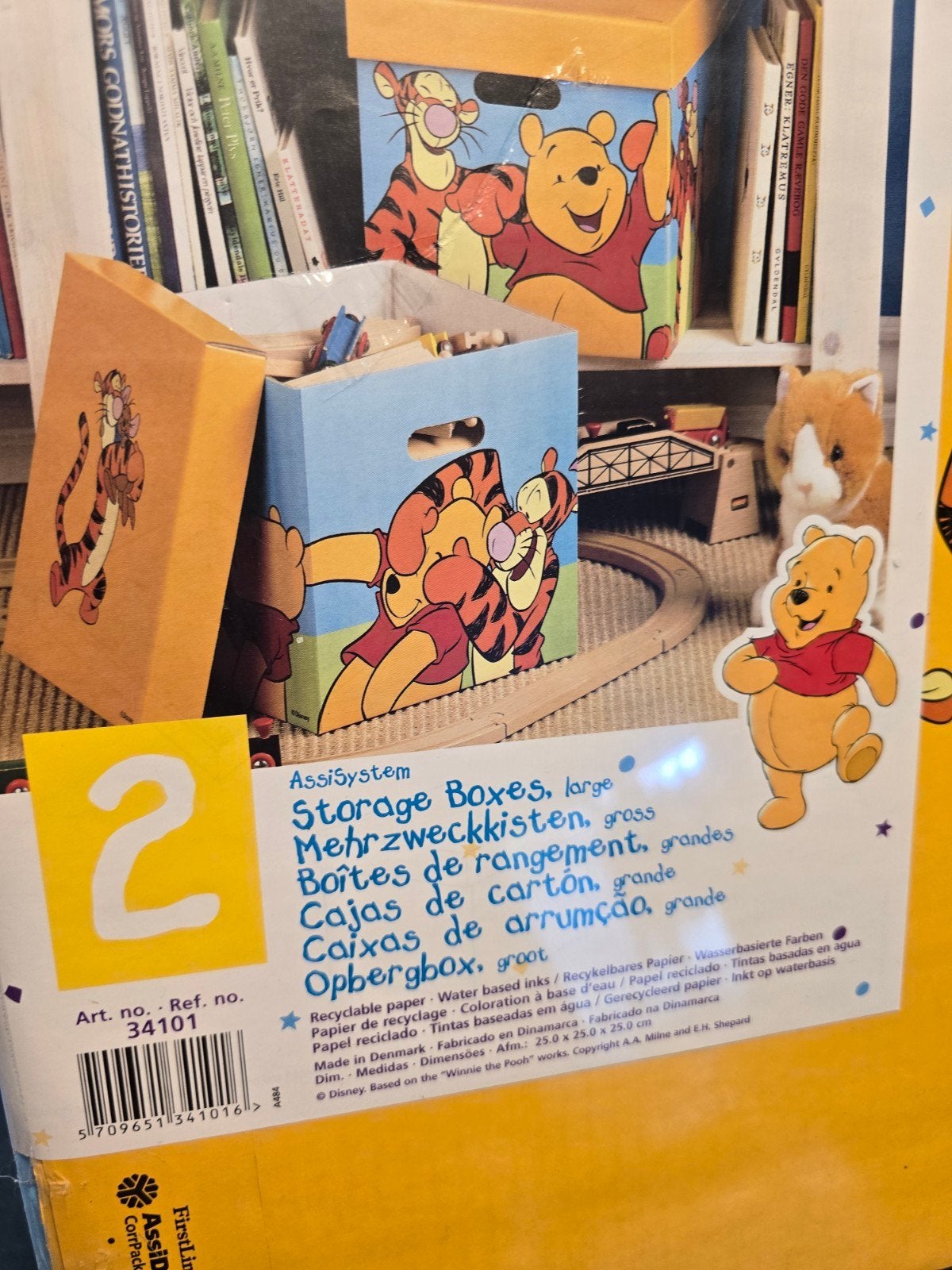 Disney Winnie the Pooh opbergboxen - 2 stuks opbergdozen, Ophalen of Verzenden, Nieuw, Overige typen