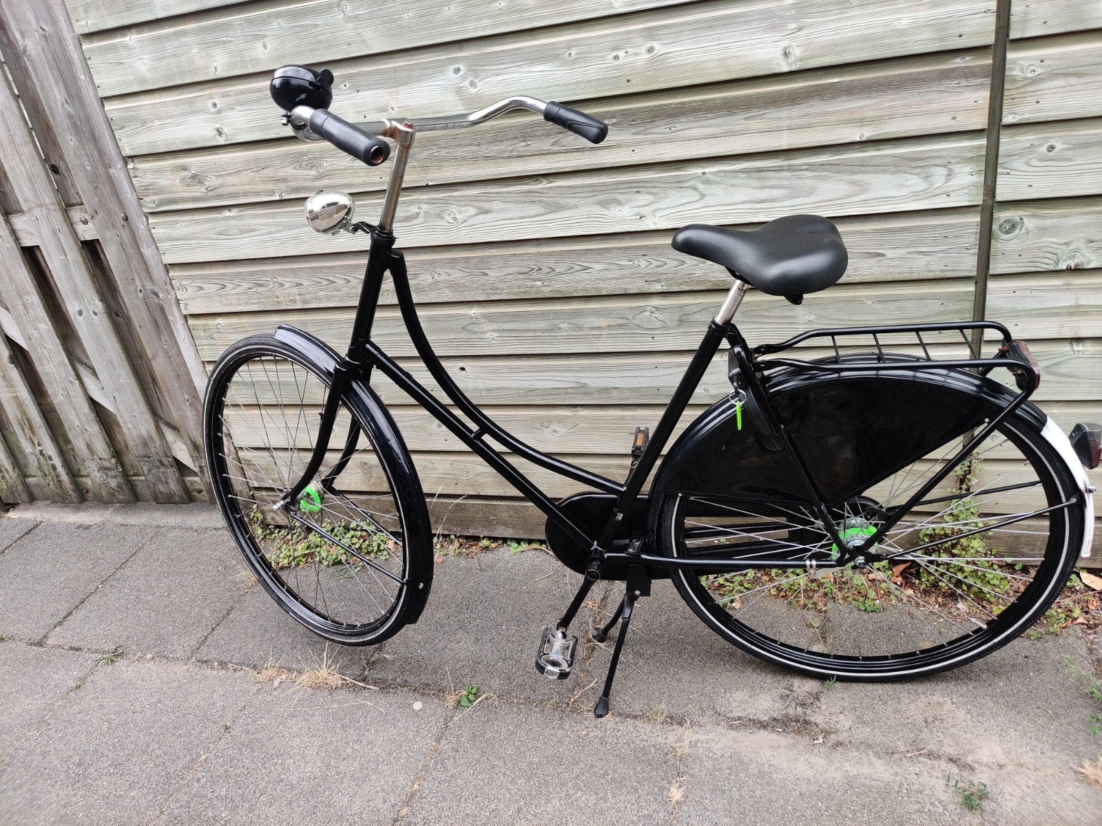 Mooie Omafiets 28 inch, framehoogte 55 cm, 53 tot 56 cm, Ophalen, Gebruikt, Terugtraprem