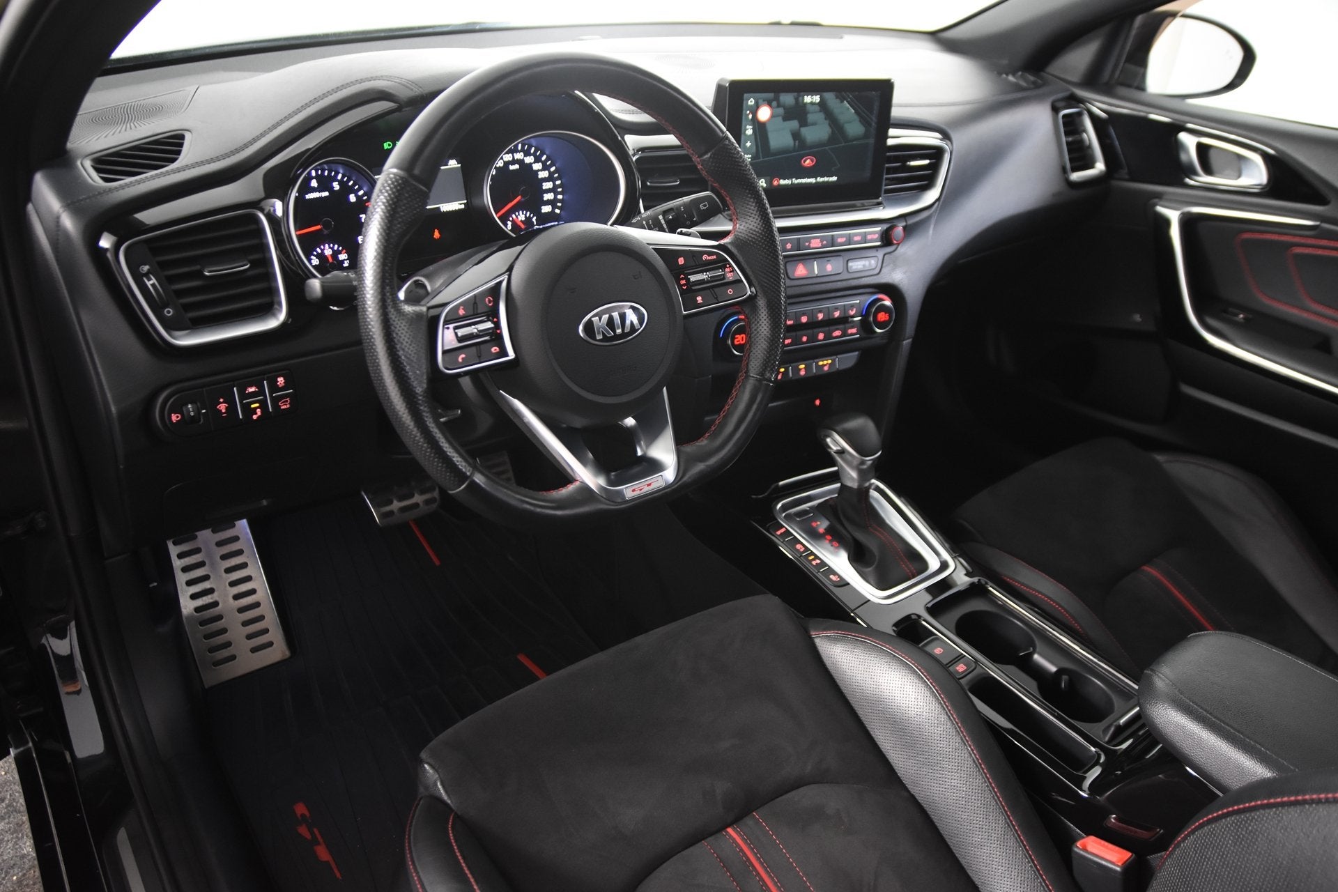 Kia ProCeed 1.6 T-GDI GT *Full-options* (bj 2019, automaat), Lichtsensor, 15 km/l, Gebruikt, Zwart