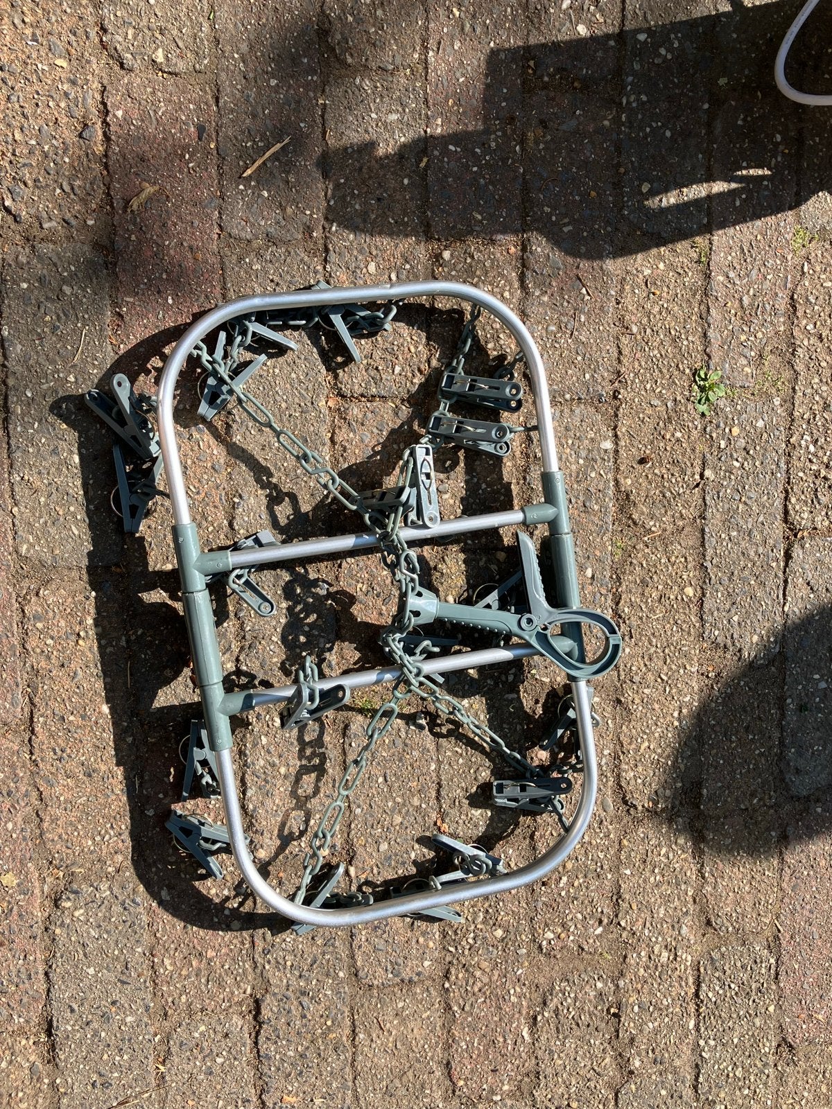 Handig droogrekje met knijpers, Ophalen, Gebruikt, Wasrek