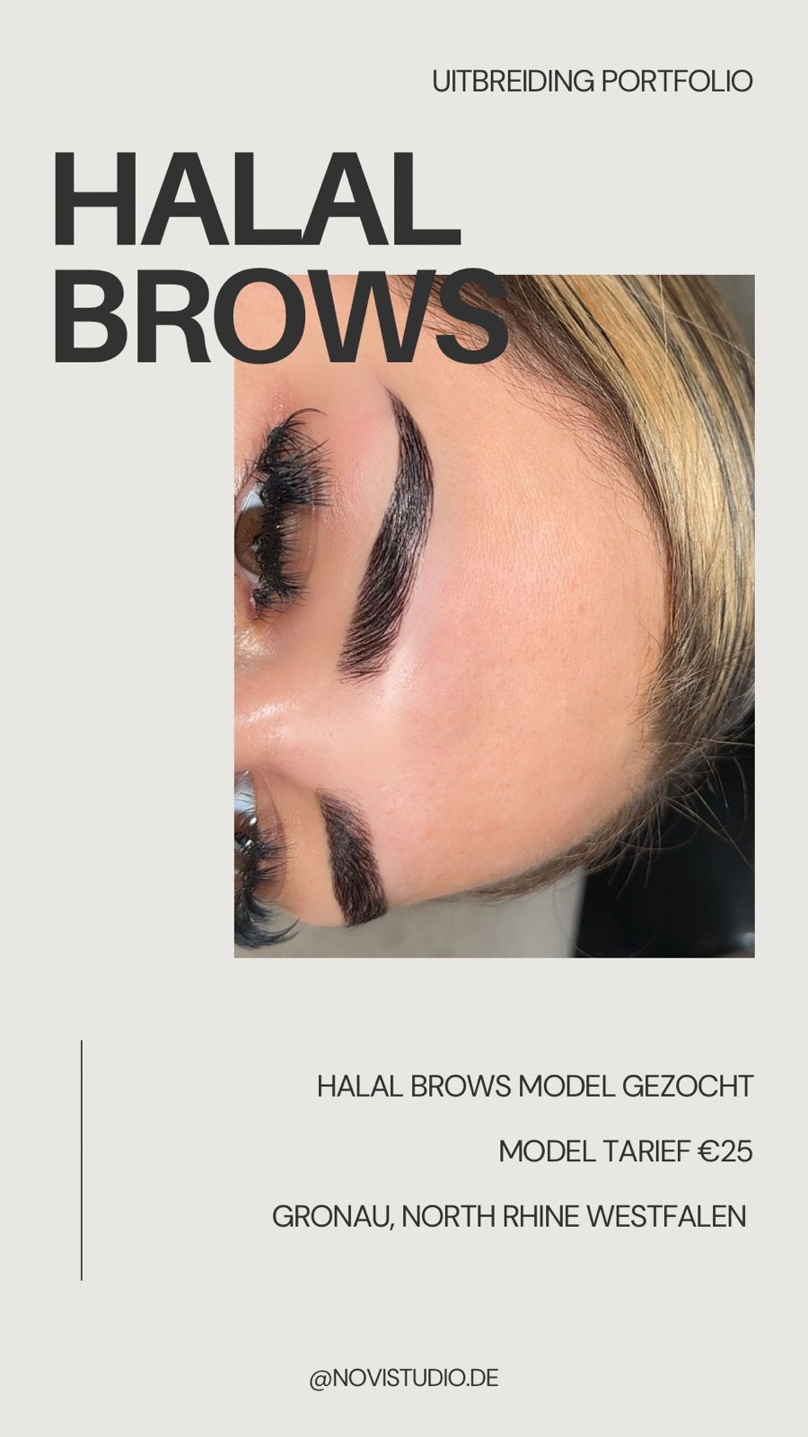 Halal brows / brow lamination / korean lashlift  GRONAU, Ophalen of Verzenden, Zo goed als nieuw, Zwart, Ogen