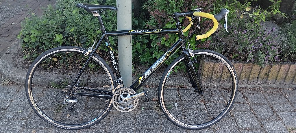 Jan Janssen racefiets, Gebruikt, Aluminium, Meer dan 20 versnellingen, 53 tot 57 cm