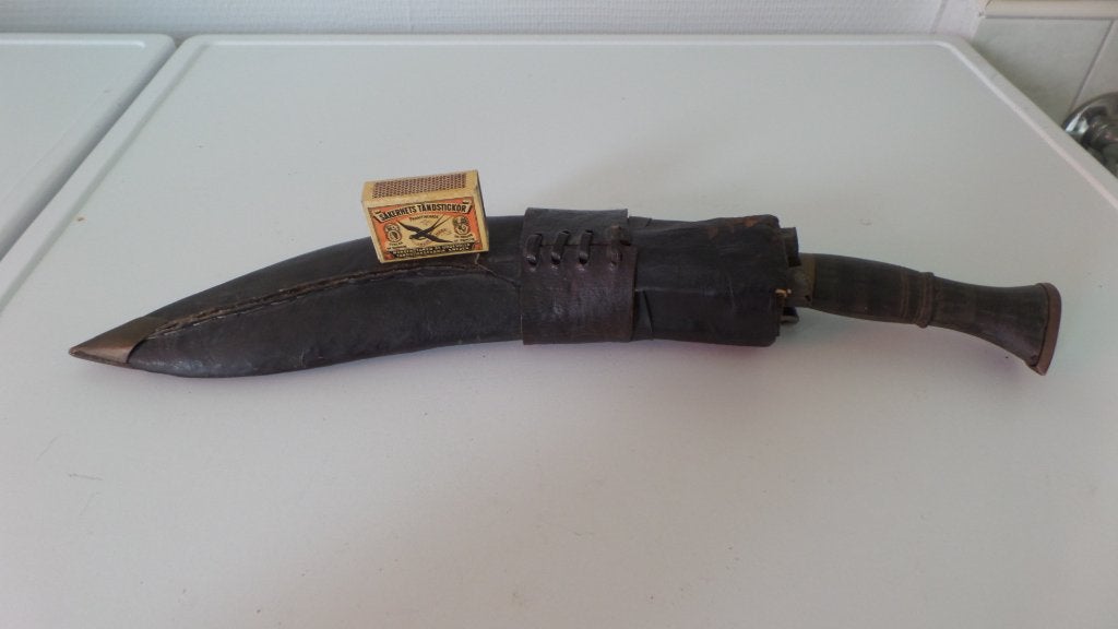 Gurkha mes, Khukri-Sarkhari, 1950-(#9145), Ophalen of Verzenden, Landmacht, Azië, Mes of Dolk