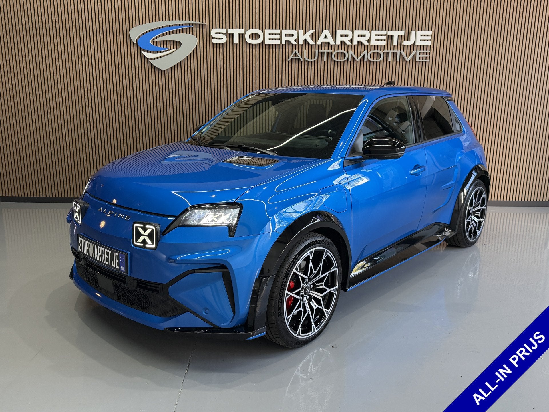 ALPINE A290 GT 52 kWh Navi | 19" | ACC | Carplay | Stoel & S, Auto's, Dealer onderhouden, Stof, Gebruikt, Blauw