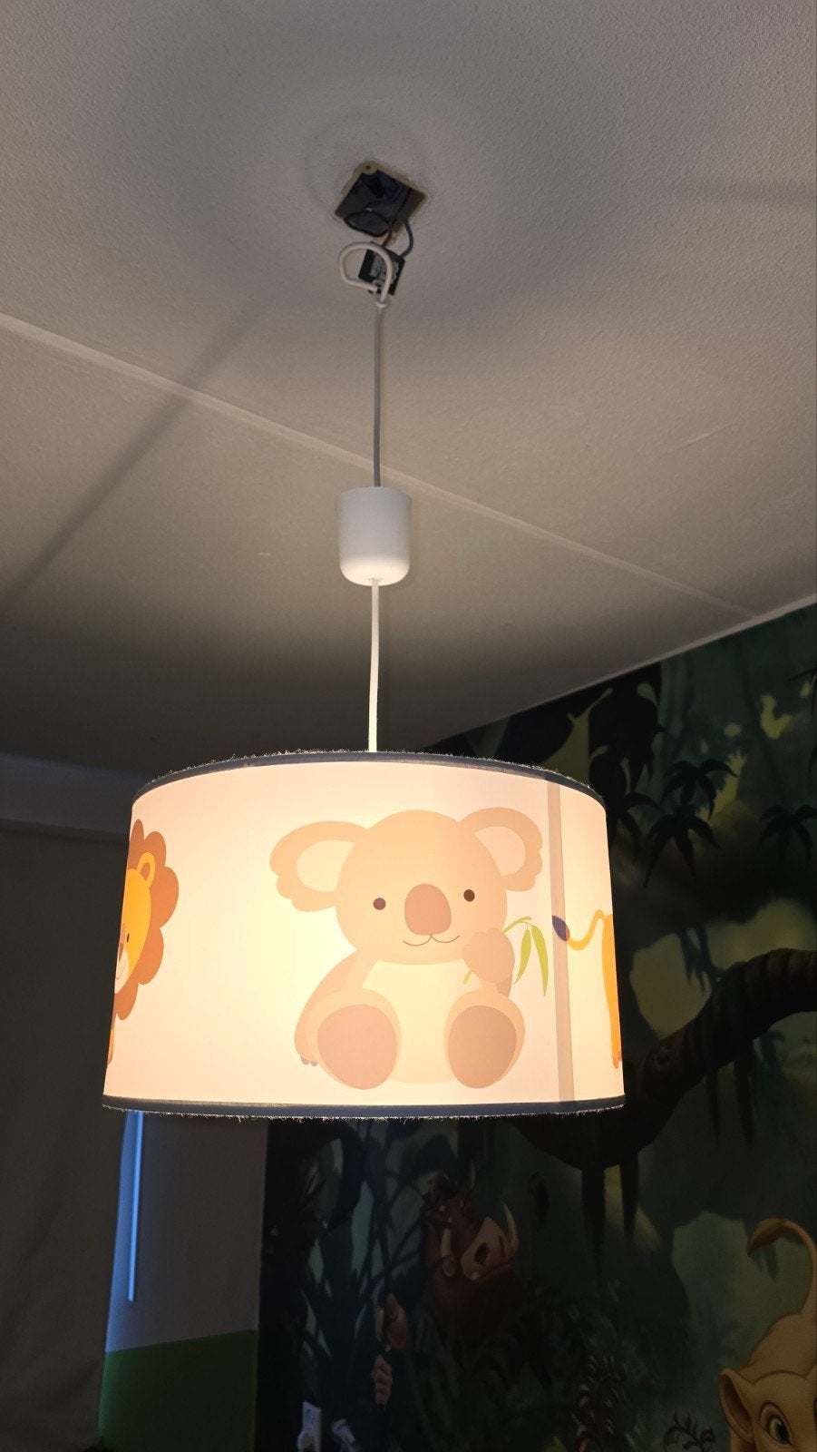 kinderlamp, Ophalen