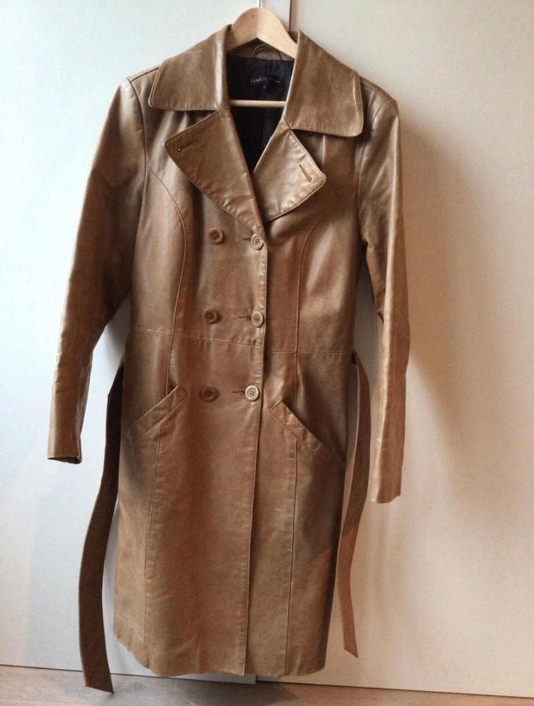 Bruine leren jas - vintage look, Kleding | Dames, Jassen | Winter, Bruin, Arma, Maat 42/44 (L), Ophalen of Verzenden