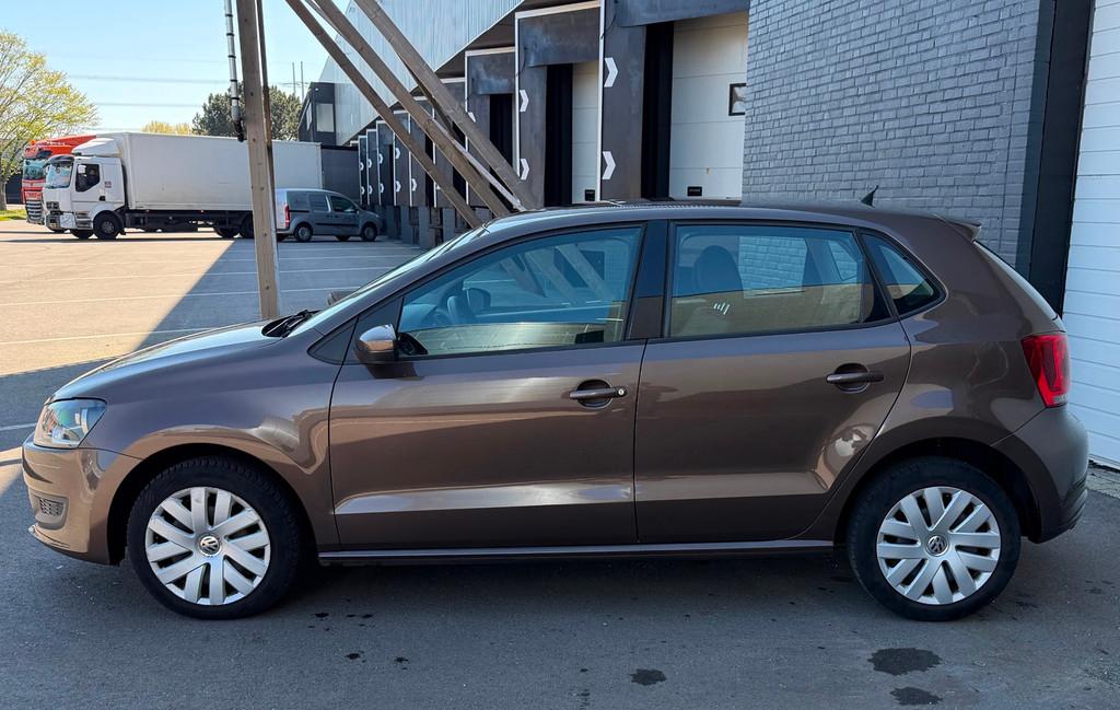 Volkswagen Polo 1.2 TSI BlueMotion Edition NIEUWEKETTING/AIR, Voorwielaandrijving, Euro 5, Stof, Zwart