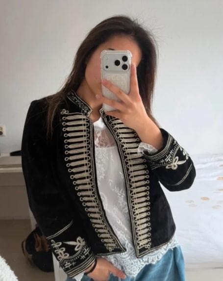 Zara jasje maat M Michael Jackson fluweel, Zara, Nieuw, Ophalen of Verzenden, Jasje