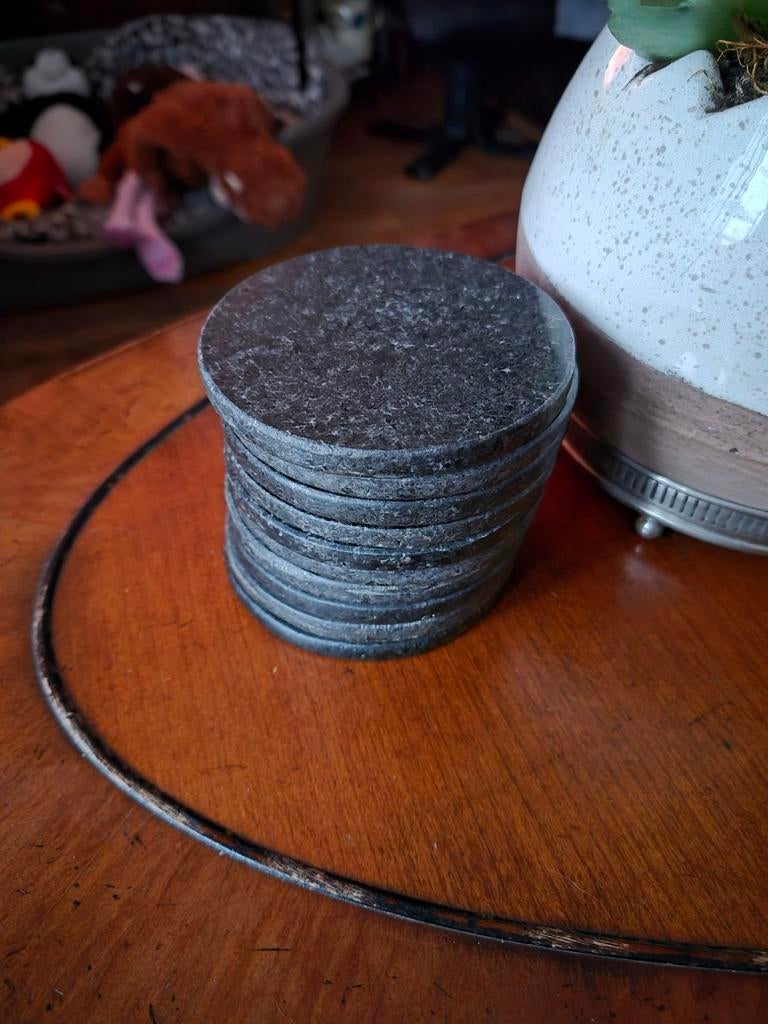 Marmeren onderzetters, Ophalen, Glas of Kopje