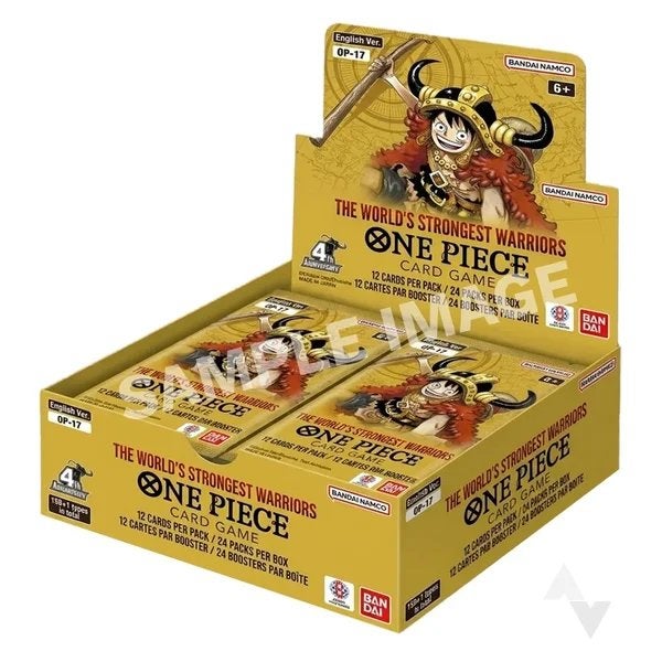 One Piece Card  OP-17 The World’s Strongest Warriors BOX, Ophalen of Verzenden, Zo goed als nieuw