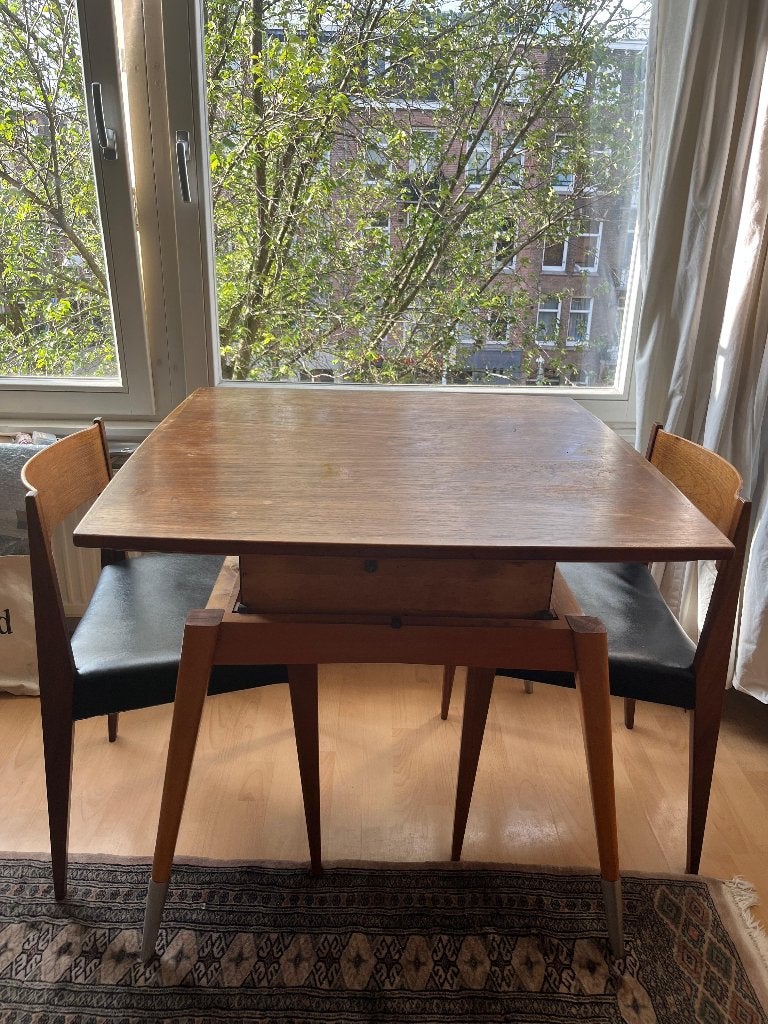 Mid Century Dinning/ LivingRoom Table - eettafel, Ophalen, Gebruikt, 100 tot 150 cm, 50 tot 100 cm