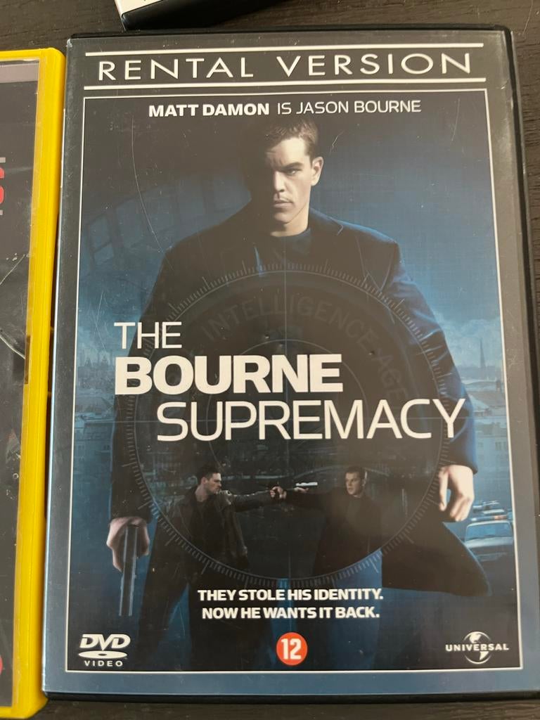 The Bourne Supremacy DVD - Rental Version, Vanaf 12 jaar, Ophalen of Verzenden, Gebruikt, Actiethriller