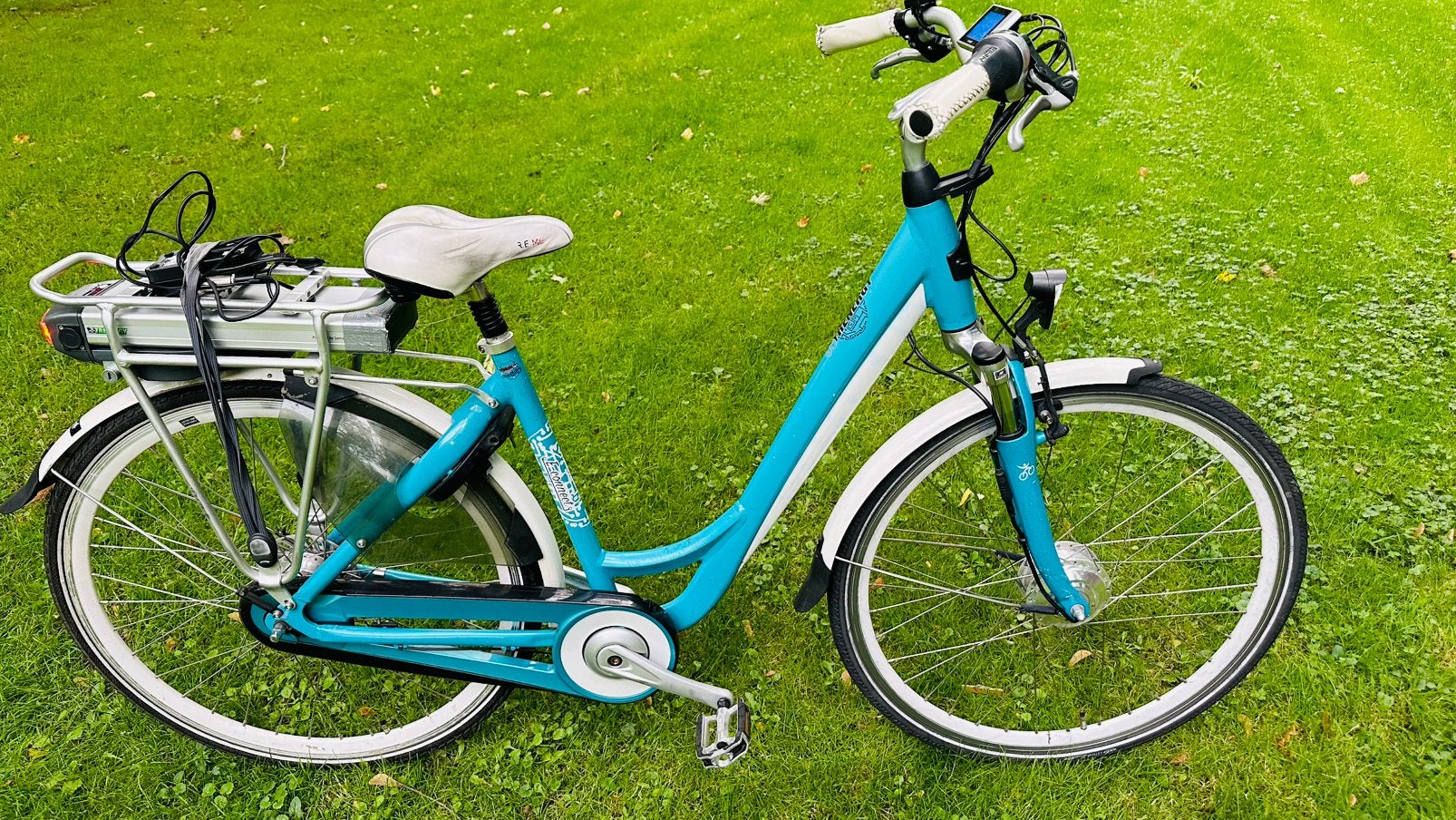 Goed werkende mooie damesfiets E-bike Trenergy 50cm 7 speed, Gebruikt, Velgrem, Versnellingen, 50 tot 53 cm