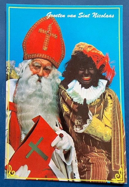 Sinterklaas en Piet hebben plezier, Ophalen of Verzenden, 1960 tot 1980, Ongelopen, Overige thema's