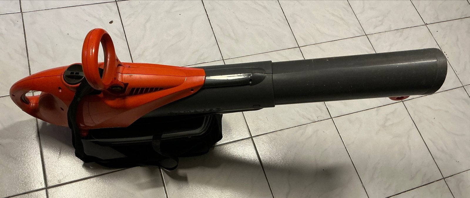 Flymo Sirocco bladblazer/bladzuiger - Gebruikt maar goed, Ophalen, Gebruikt, Handgedragen, Met opvangzak
