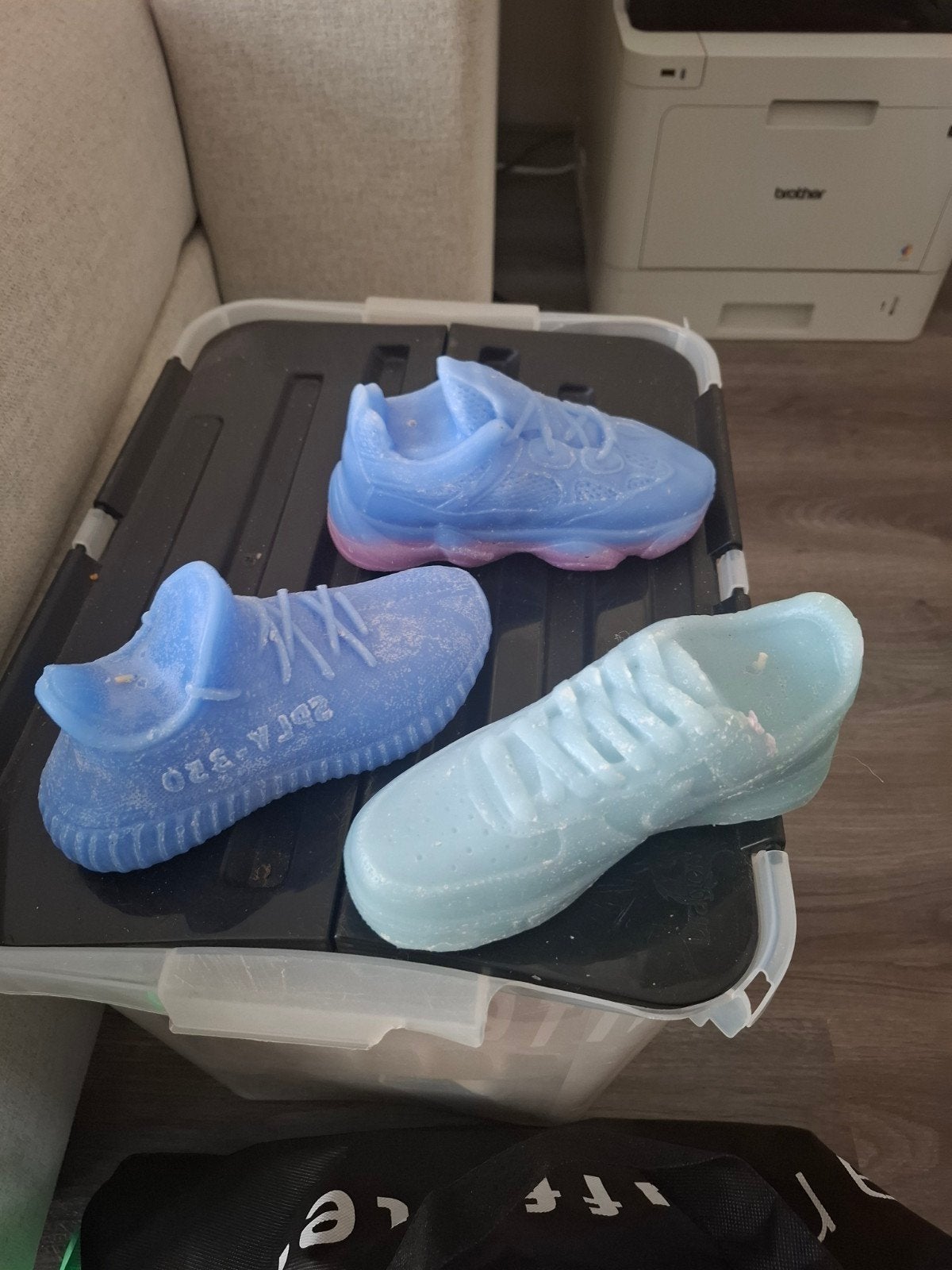Sneaker kaarsen en mallen set, Hobby en Vrije tijd, Knutselen, Ophalen, Gebruikt