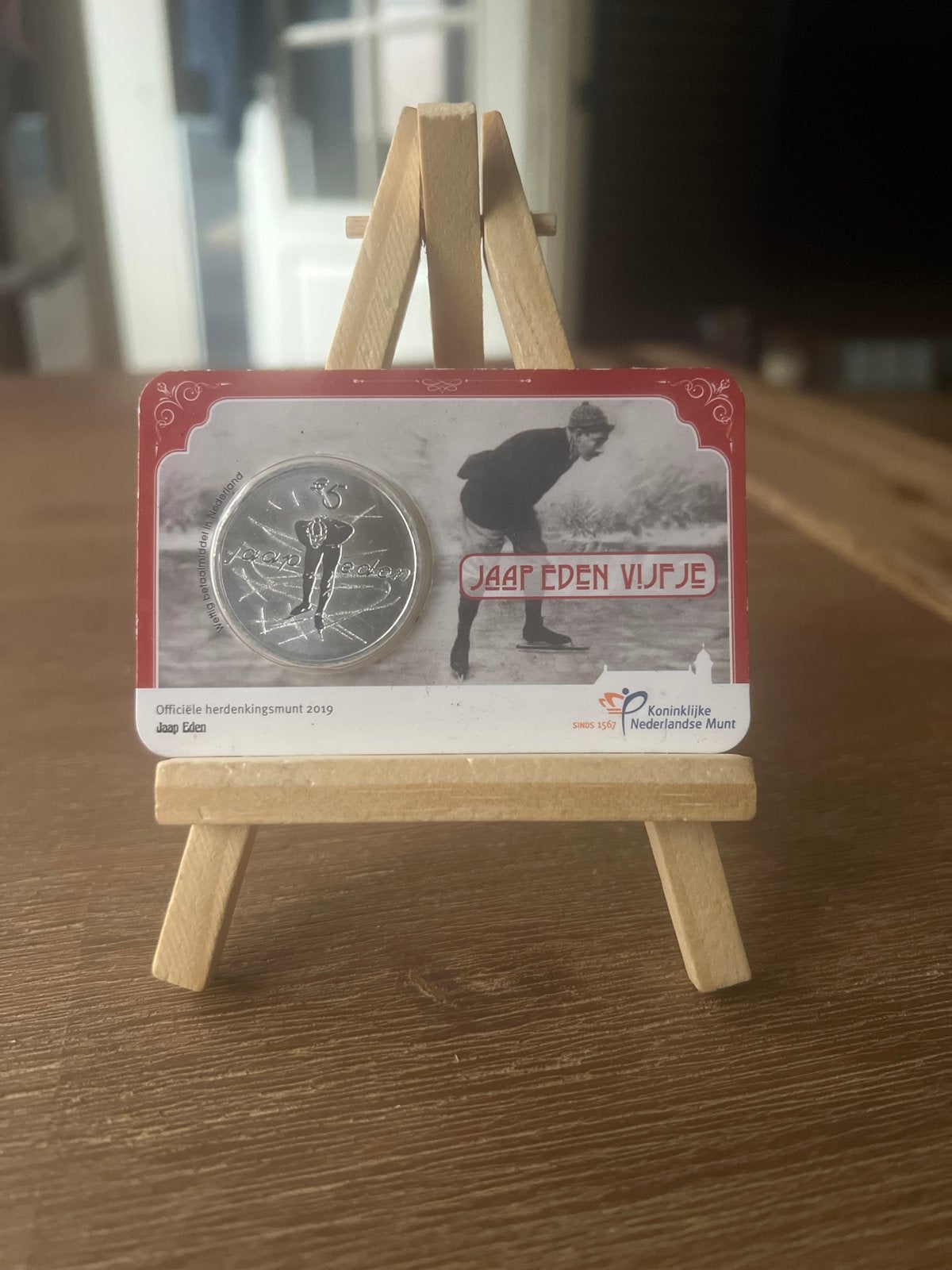 Jaap Eden Vijfje - Officiële Herdenkingsmunt 2019, Ophalen of Verzenden, Koningin Beatrix, 5 gulden, Losse munt