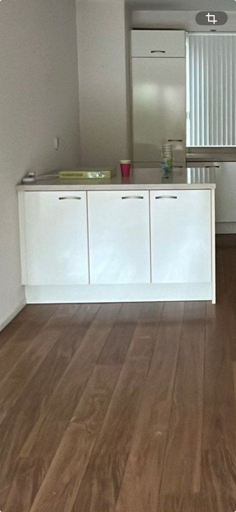 Keuken blok met 6 kastjes inclusief stenen blad, Ophalen, Wit, Overige typen, Composiet