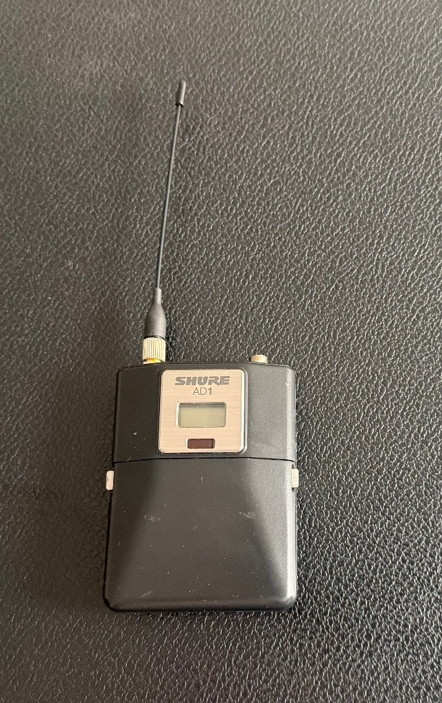 Shure AD1 Lemo K53 Band, Ophalen of Verzenden, Gebruikt, Zangmicrofoon, Draadloos