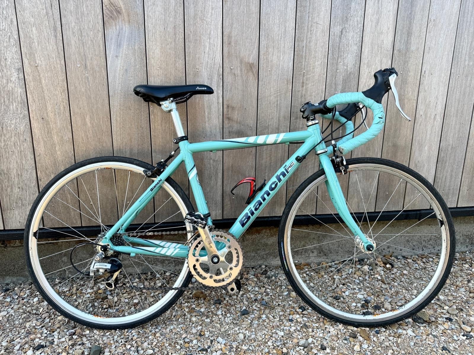 Bianchi kinderracefiets 16 inch, Fietsen en Brommers, Gebruikt, Velgrem, Aluminium, Minder dan 49 cm