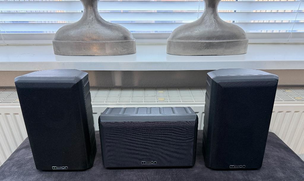 MISSION Model 70 2-Way Reflex Black Speakers, Audio, Tv en Foto, Luidsprekers, Overige merken, Gebruikt, Ophalen of Verzenden