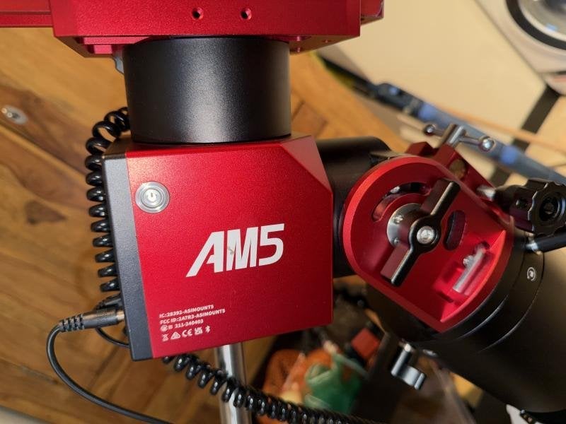 ZWO AM5N harmonic-drive montering, Ophalen of Verzenden, Zo goed als nieuw, Minder dan 80 mm, Onderdelen of Toebehoren