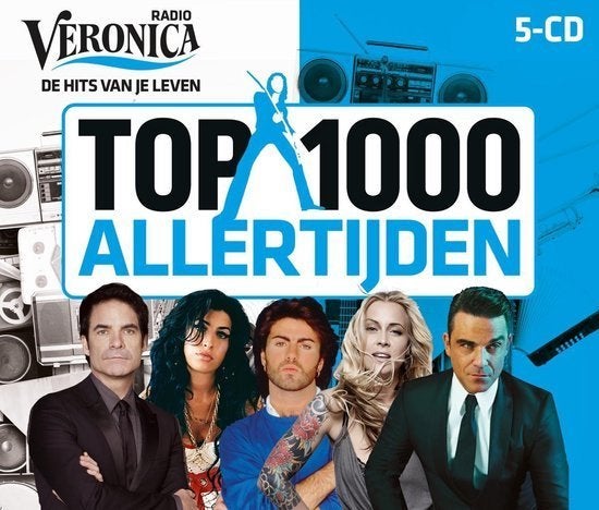 5CD BOX: Veronica Top 1000 Allertijden (ZGAN), Cd's en Dvd's, Ophalen of Verzenden, Zo goed als nieuw, Pop