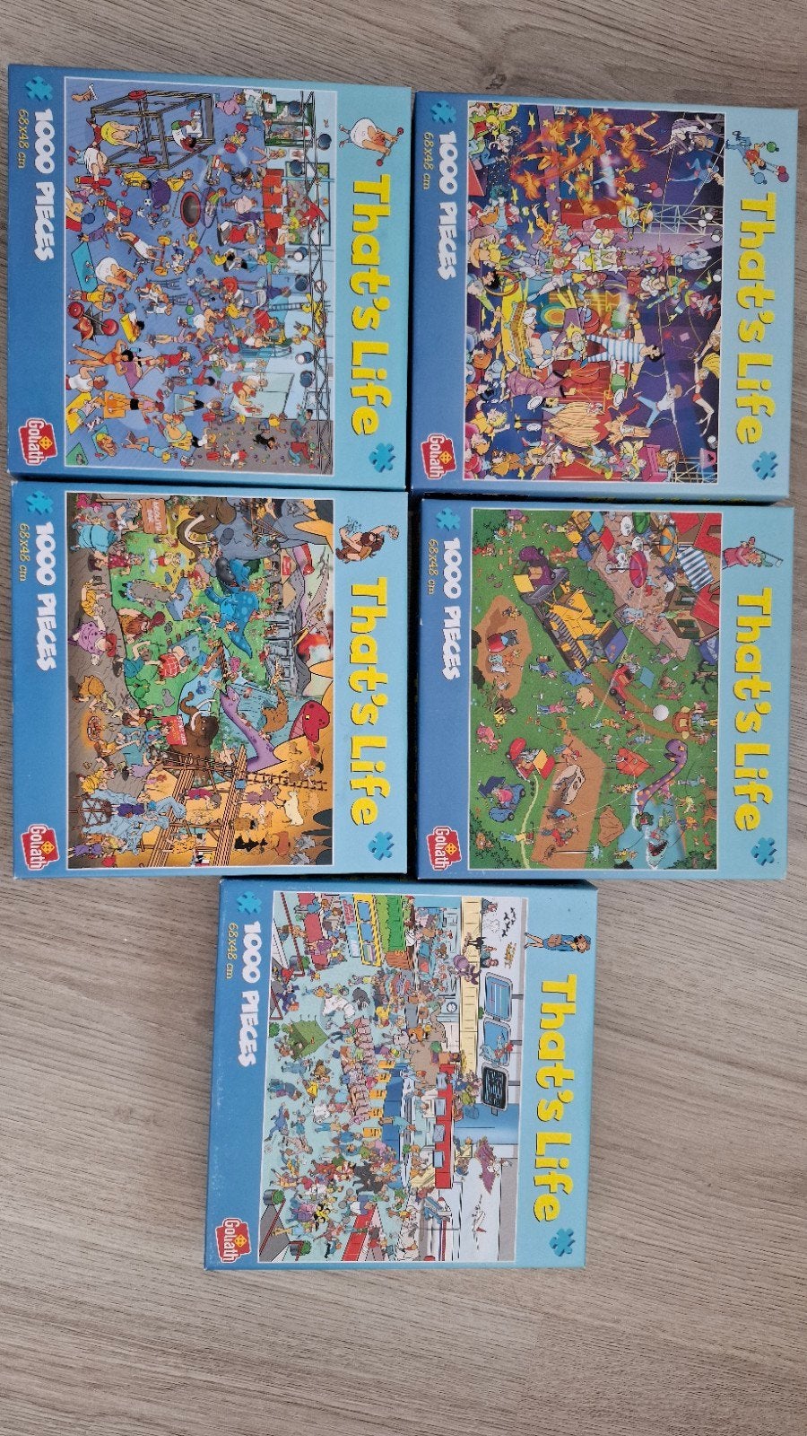 that's life puzzels, Ophalen, 500 t/m 1500 stukjes, Gebruikt, Legpuzzel
