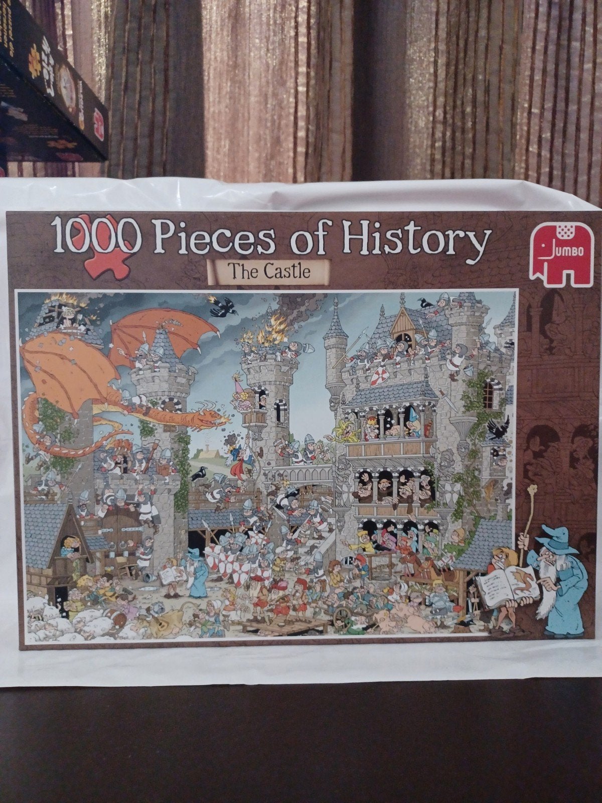 1000 Pieces of history Jumbo, Ophalen of Verzenden, 500 t/m 1500 stukjes, Zo goed als nieuw, Legpuzzel