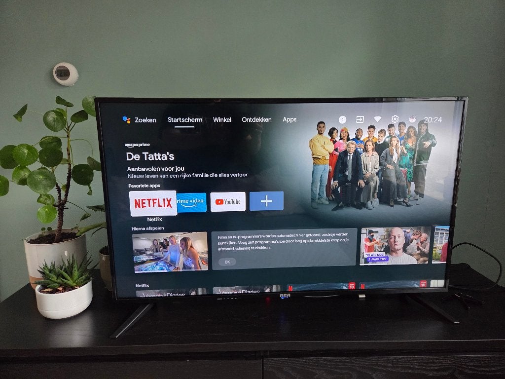 RCA smart TV 43inch, LED, 50 Hz, Zo goed als nieuw, 100 cm of meer