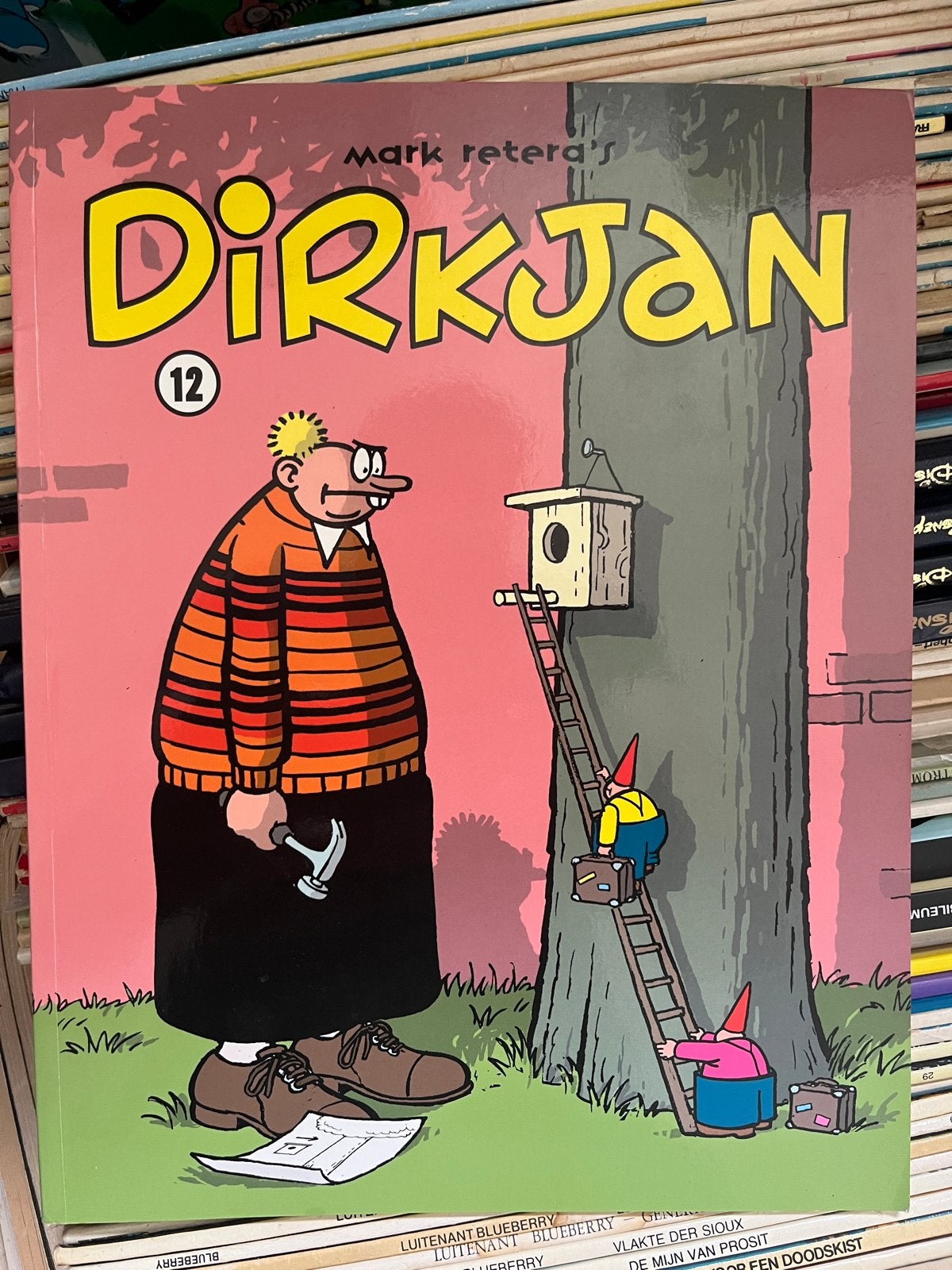 DirkJan 12 - Mark Retera's stripboek, Eén stripboek, Ophalen of Verzenden, Gelezen