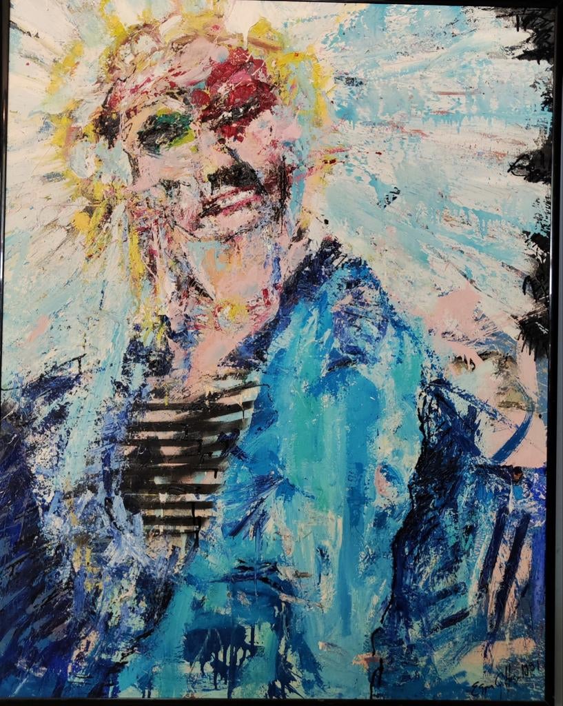 Origineel schilderij Espen Hagen- Geronimo, Ophalen
